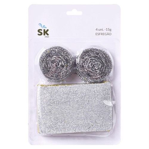 451539 ESFREGAO 4UN. DRD/PRT AÇO 2345-153