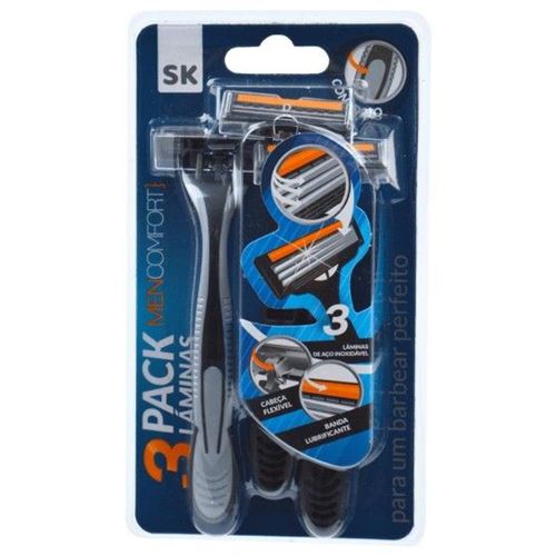 40000 LAMINA BARBEAR DESC 3PÇS 2464-000