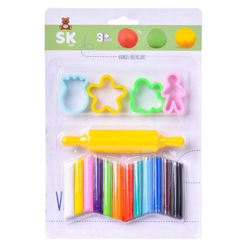 245011 PLASTICINA 12COR C/MOLDE 2724-501