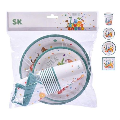 610144 KIT FESTA DESCARTAVEL 32PÇS