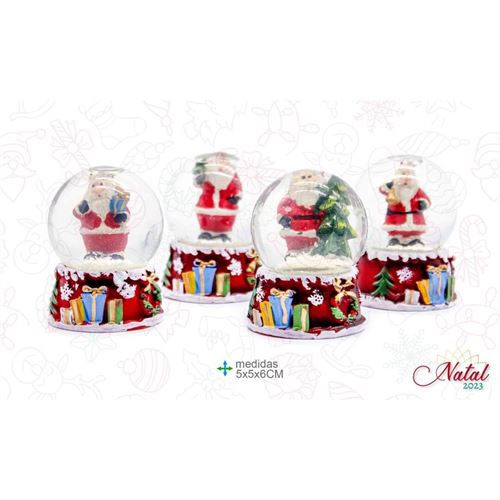 PR-70829 GLOBO NATAL RESINA 5x5x6cm