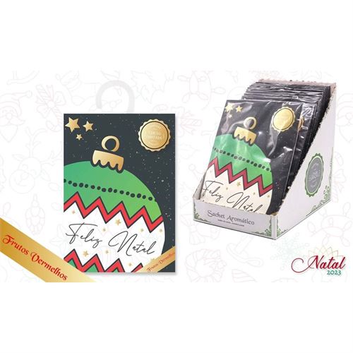 733539 SAQUETAS PERFUMADAS NATAL C/CABIDE 15GR