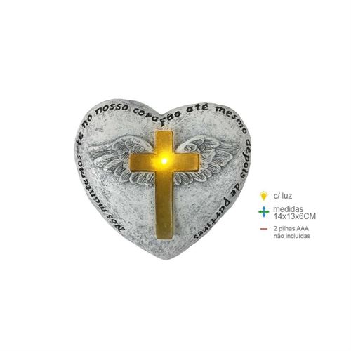 AR-73983 PLACA DECORATIVA RESINA 14X13X6 CM