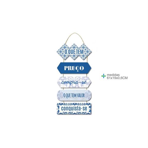 BD-77329 PLACA DE PAREDE MADEIRA  19X0,6X61CM