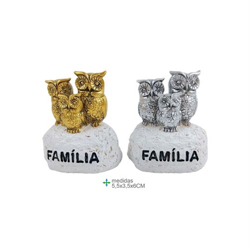 PR-77444 PEDRA FAMILIA RESINA 5,5X3,5X6 CM