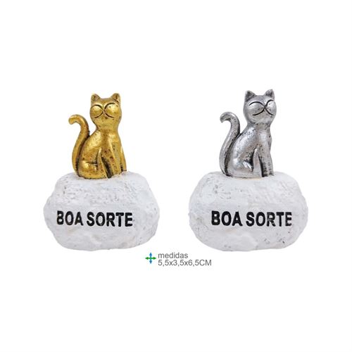 PR-77468 PEDRA BOA SORTE RESINA 5,5X3,5X6,5 CM