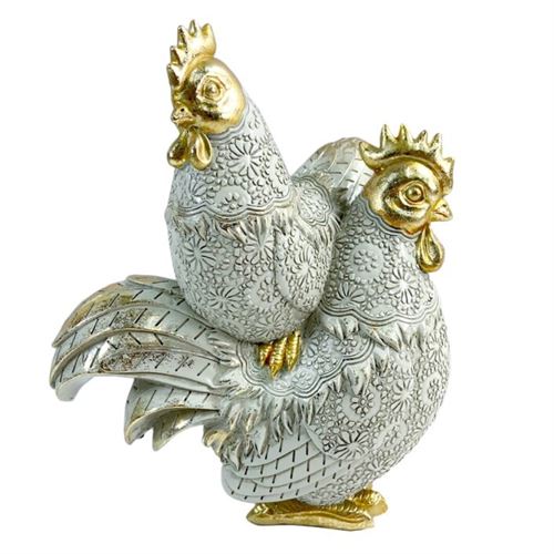 GR-77489 CASAL PASSAROS RESINA 20X12X24 CM