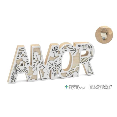 BD-78437 PLACA MDF 29,5X11,5 AMOR