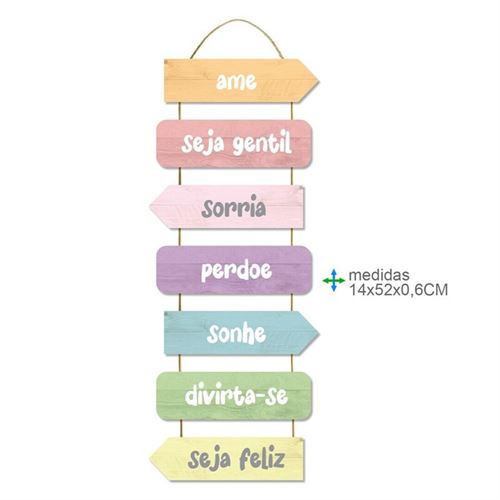 BD-78912 PLACA PAREDE MDF 14x52x0,6cm