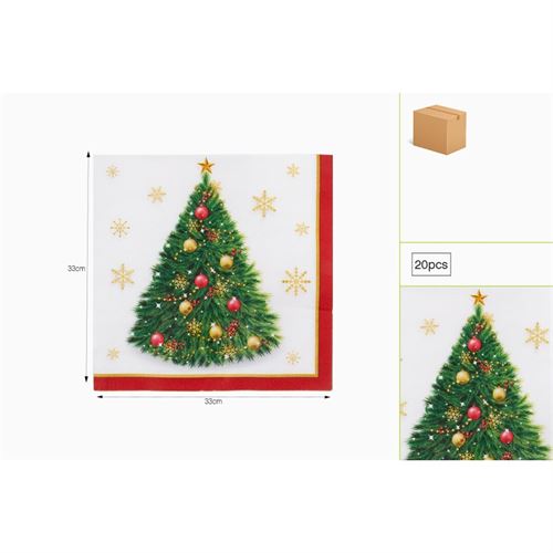 948669 CJ. GUARDANAPOS X446289A NATAL (S/20PCS)