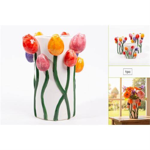 P020499195 JARRA D251184 DECORATIVA Ø20.5X27.3CM