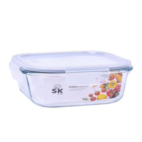 163020 CAIXA VIDRO QUAD. 800ML SK 163-02
