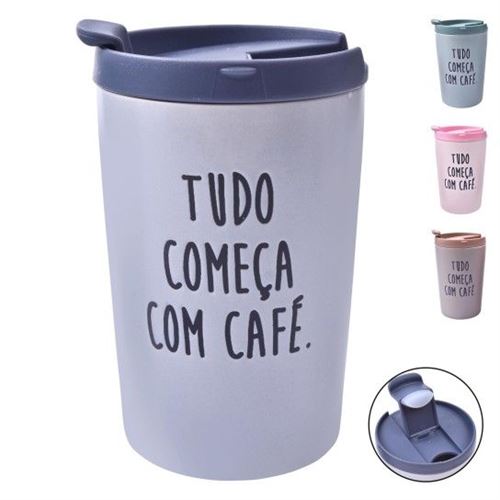 8257071 COPO C/TAMPA PLASTICO 470ML