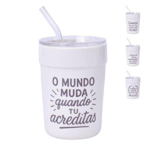 257187 COPO C/TP PALHINHA 420ML SK 257-18