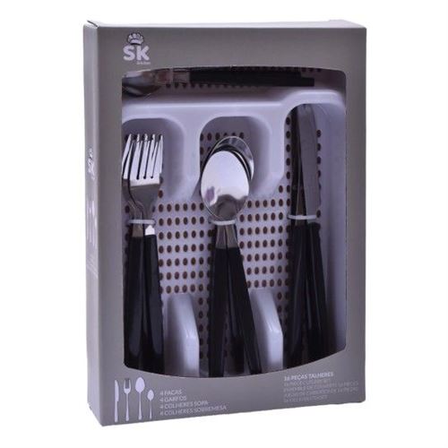 420031 SET 16 TALHERES C/SUPORTE 420-03