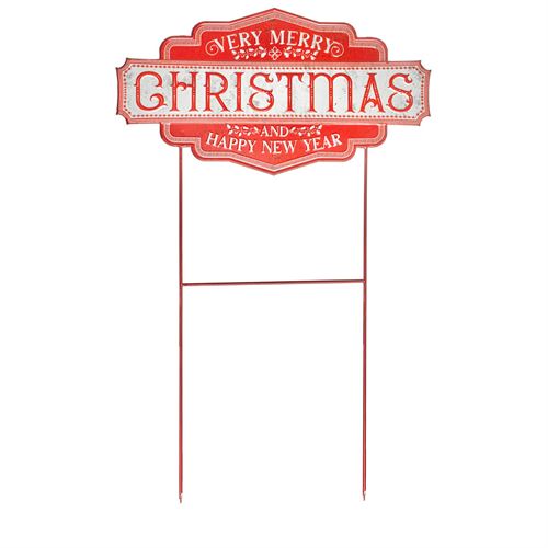 81353 PLACA METAL NATAL 92CM
