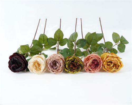 53060 FLOR HASTE ROSA QUEIMADA 61CM