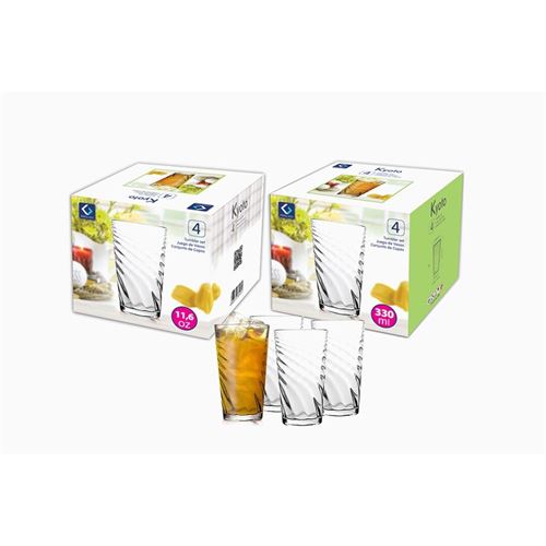 CJ. COPOS VIDRO TS1237/4-1GB (4PCS) 330ml