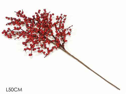 427838 HASTE BAGAS VERMELHAS 50CM