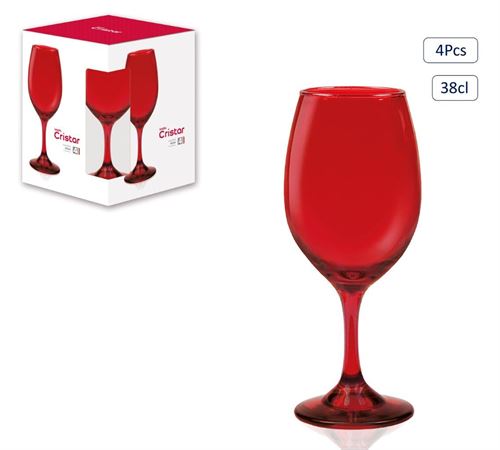 5416EC4RJ COPO VIDRO 38CL VERMELHO