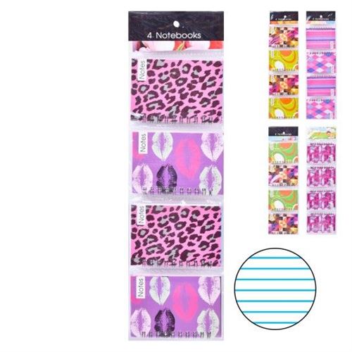 930011 BLOCO NOTAS X4 9X14CM 1593-001