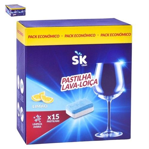 306656 PASTILHAS MAQ LOUÇA 15UN SK