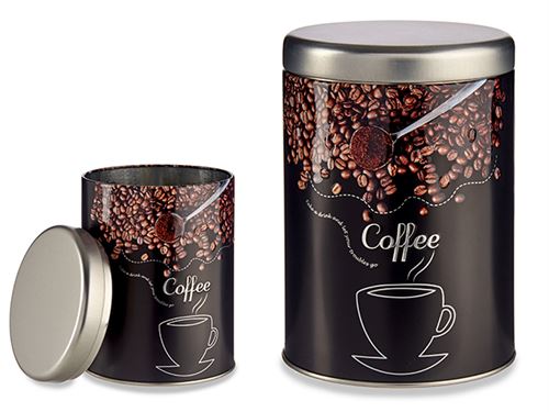 92337 CAIXA REDONDA DE CHAPA DESENHO CAFE