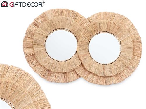 81491 ESPELHO DUPLO FIBRA DECORATIVO 113 x 73 x 4