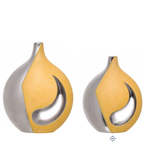 28465 JARRA CERAMICA SILVER SUN C 20,00 L 10,00 A 25,00