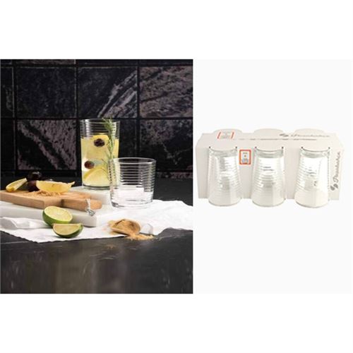 75573 C/6 COPOS VIDRO DORO 200ML
