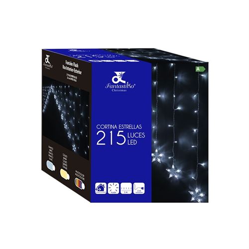 CORTINA ESTRELAS 215 LED