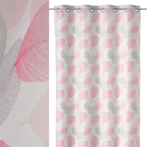 CORTINADO DOLLY DUAL ROSA 135X260