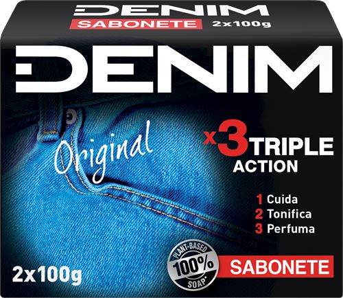 DENIM SABONETE ORIGINAL PK-2X100G