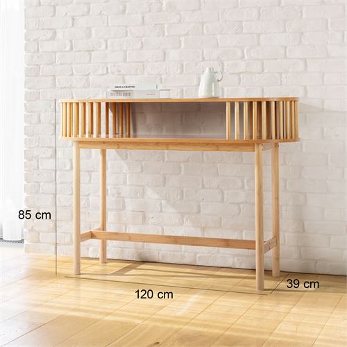804130 CONSOLA ECO LIFE MADEIRA MDF 120X39XX85CM