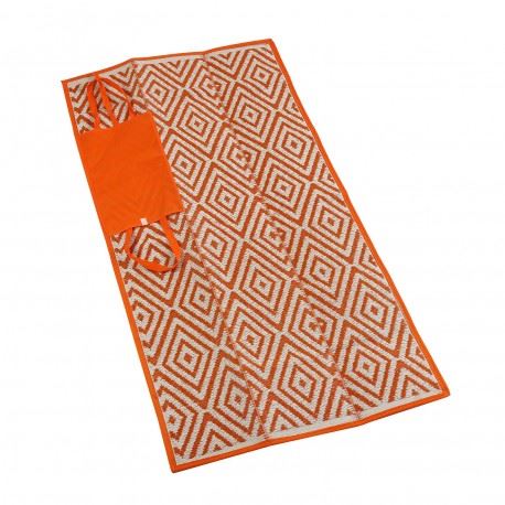 17370421 TAPETE PICNIC LARANJA 180X90CM