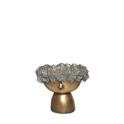 JARRA BUSTO COM FLORES POLIRESINA C 16,00 L 14,00 A 14,00