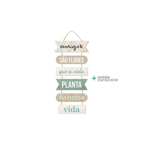 PLACA PAREDE MDF 25X55X0,6CM