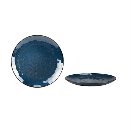 ASSIMA022 PRATO SOBREMESA 20CM AZUL GRES