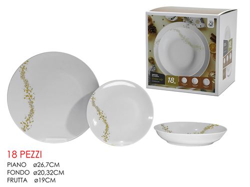 524352 SERVIÇO CERAMICA 18PÇS GOLDEN EDGE