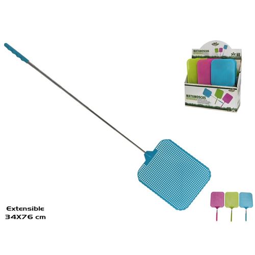 645898 MATA MOSCAS  EXTENSIVEL 34.5-76.5CM 3SORT