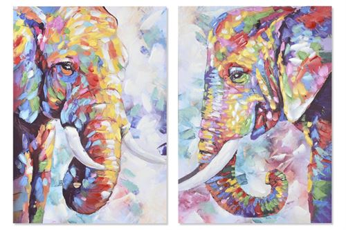 CU-204609 QUADRO TELA MDF 70X3X100 ELEFANTE