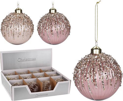 ABT620060 BOLA NATAL GLITTER 8CM