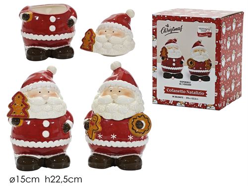 713804 CAIXA PARA BOLACHAS CERAMICA PAI NATAL