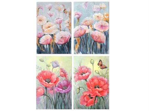 439983 PINTURA EMIL 4 SORTIDAS 60X90X3CM