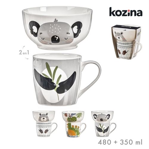 89120023 CANECA   TIGELA ANIMAIS SORTIDO