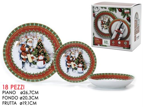 524201 SERVIÇO 18 PÇS NATAL PAI NATAL