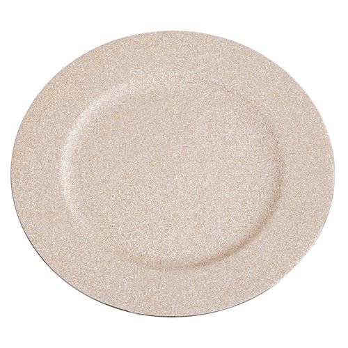 742060 PRATO INFERIOR REDONDO PP-PVC OURO 33 X 1,50 X 33 CM