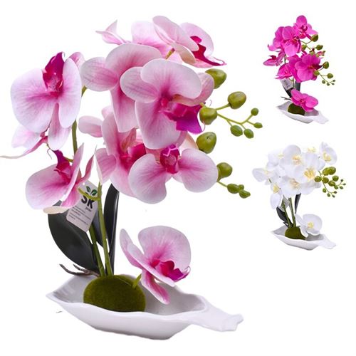90424 VASO C/FLOR 10X14X35CM 2439-042