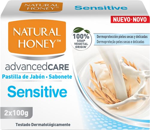 NATURAL HONEY SAB. ADV. CARE BS SENS. PK-2X100G