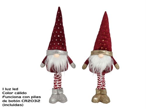 4501 PAI NATAL 1LED VERMELHO 2SORT 17X10X48CM